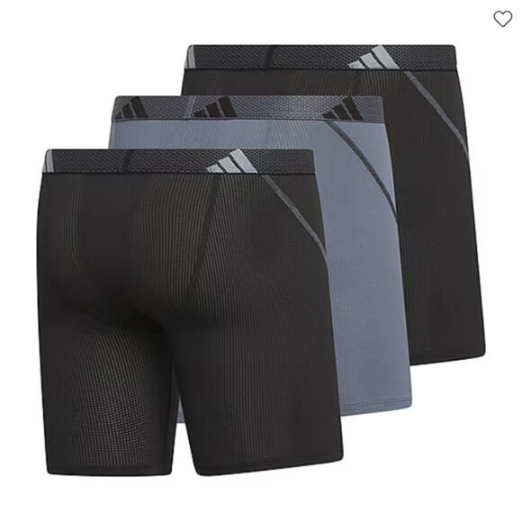 XXL adidas Performance Mesh Mens Big and Tall 3 Pack Boxer Brief msrp $40 - Picture 7 of 7